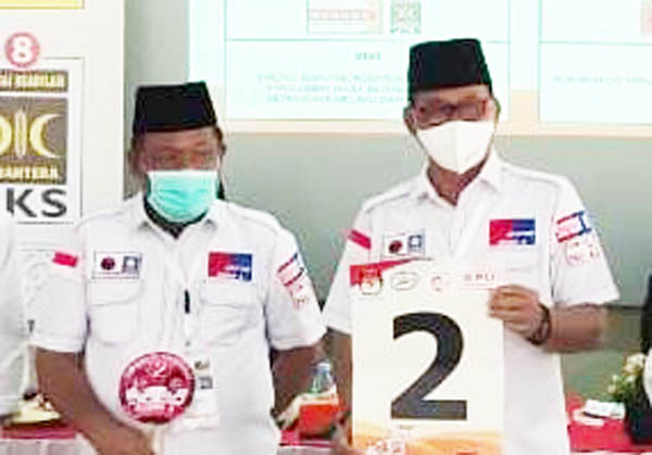Pasangan Calon Bupati (Cabup) Rokan Hilir (Rohil) Suyatno AMp dan Cawabup Drs Jamiludin. (ZULFADHLI/RIAUPOS.CO)
